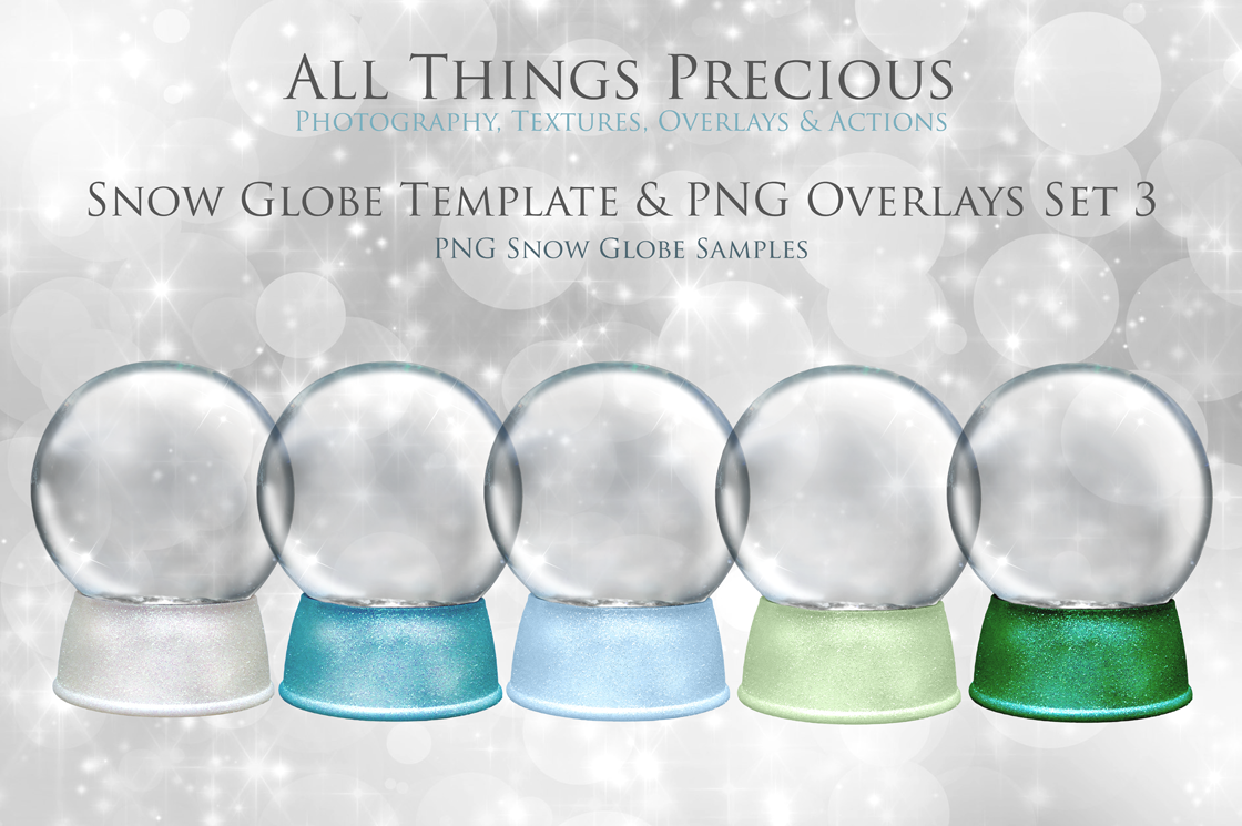 Digital Snow Globe Clipart and Background with snow Overlays and a PSD Template included in the set.The globe is transparent, perfect for you to add your own images and retain the snow globe effect. Photoshop Photography Background. Printable, Editable for Christmas with Santa Window or Glass Globe. ATP Textures